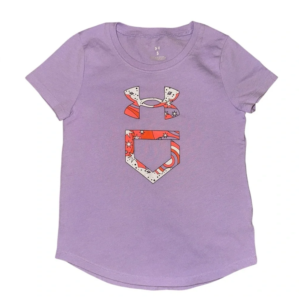 Under Armour Kids Purple Graphic T-Shirt